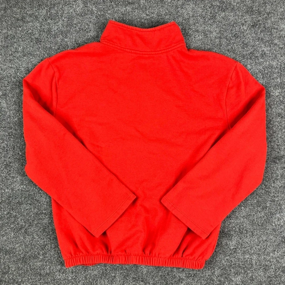 Disney High School Musical Pullover‎ Girls XL Red East Wildcat 1/4 Zip Cropped